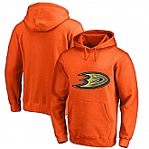 Men's Customized Anaheim Ducks Orange All Stitched Pullover Hoodie,baseball caps,new era cap wholesale,wholesale hats